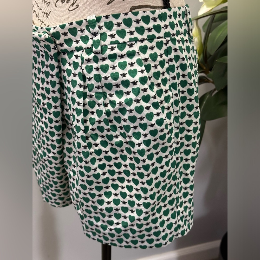 🍀🐝 J. Crew Collection Honeypie Bee & Hearts Shorts - Size 0🐝🍀 - Picture 6 of 15